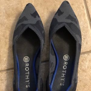Rothy’s camo flats 8.5